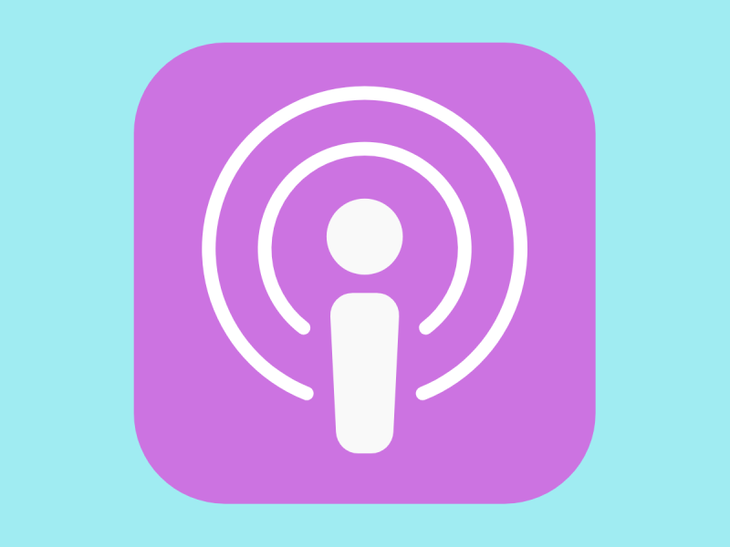 Podcast pagewheel blue