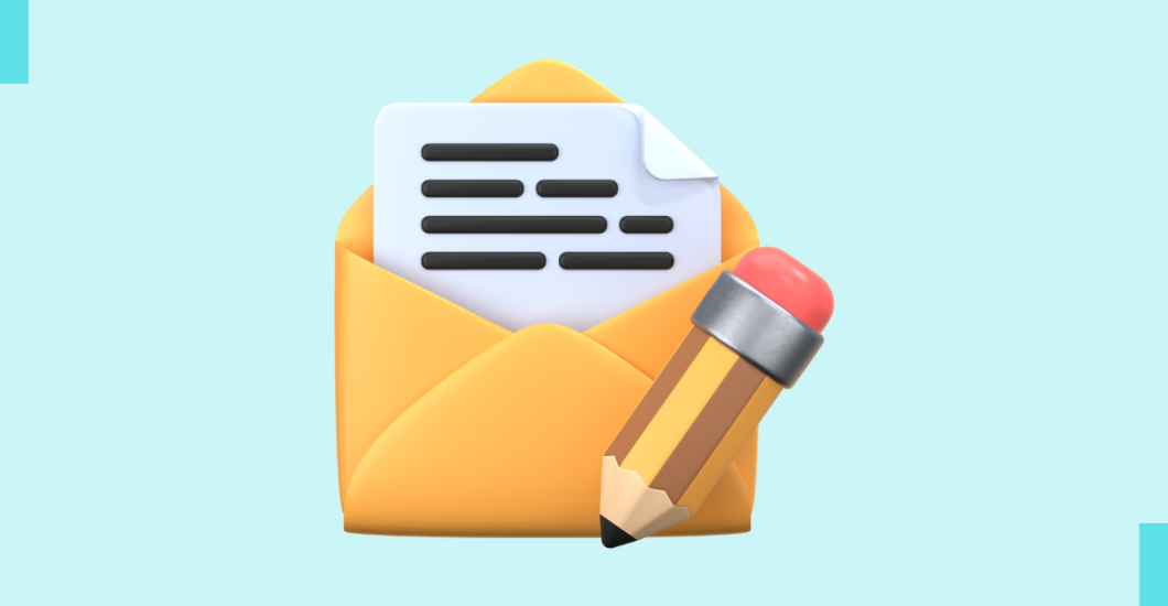 A simple stylized depiction of a product being edited.