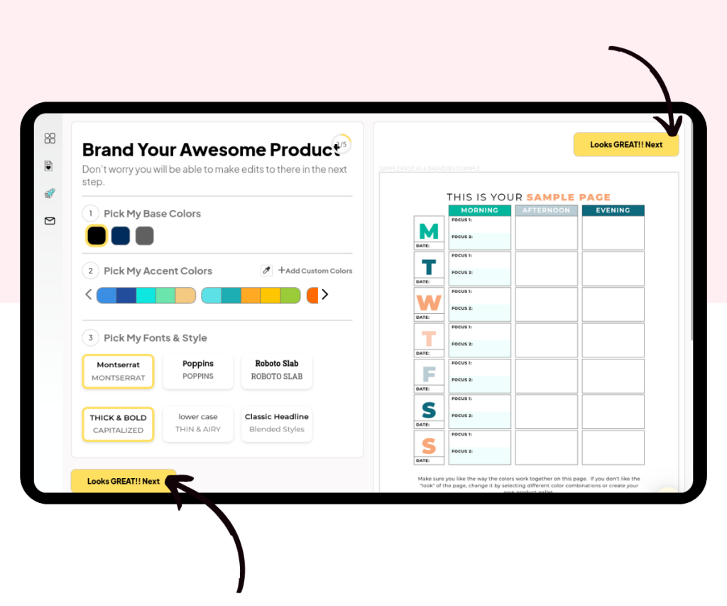 A screenshot showing what to click to save progress.