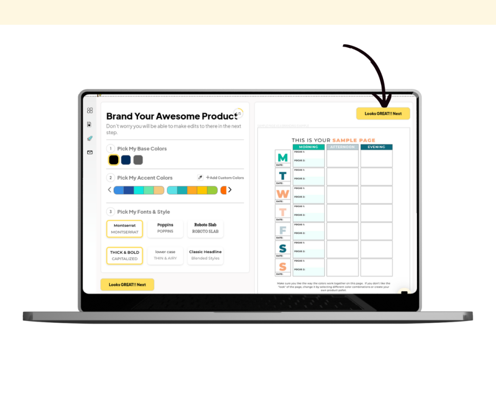 An annotated screenshot showing how to save your changes.