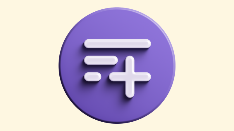 simple stylized graphic depicting adding a new section.