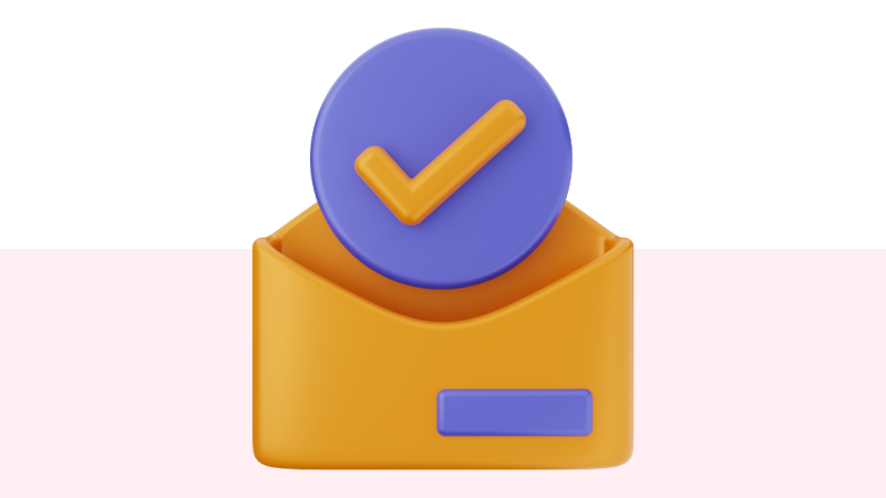A simple stylized graphic depicting editing an email.