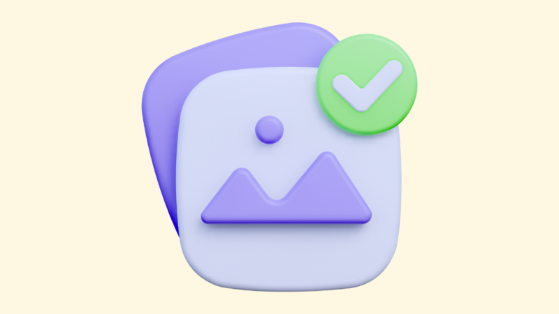 A simple stylized graphic of a replace image icon.