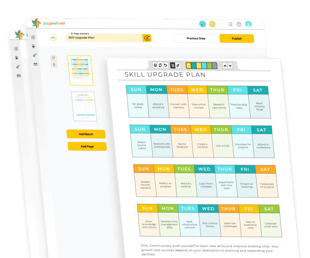 Pagewheel digital business in a box