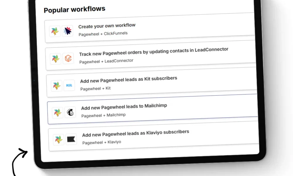 Instant integrations, no code needed