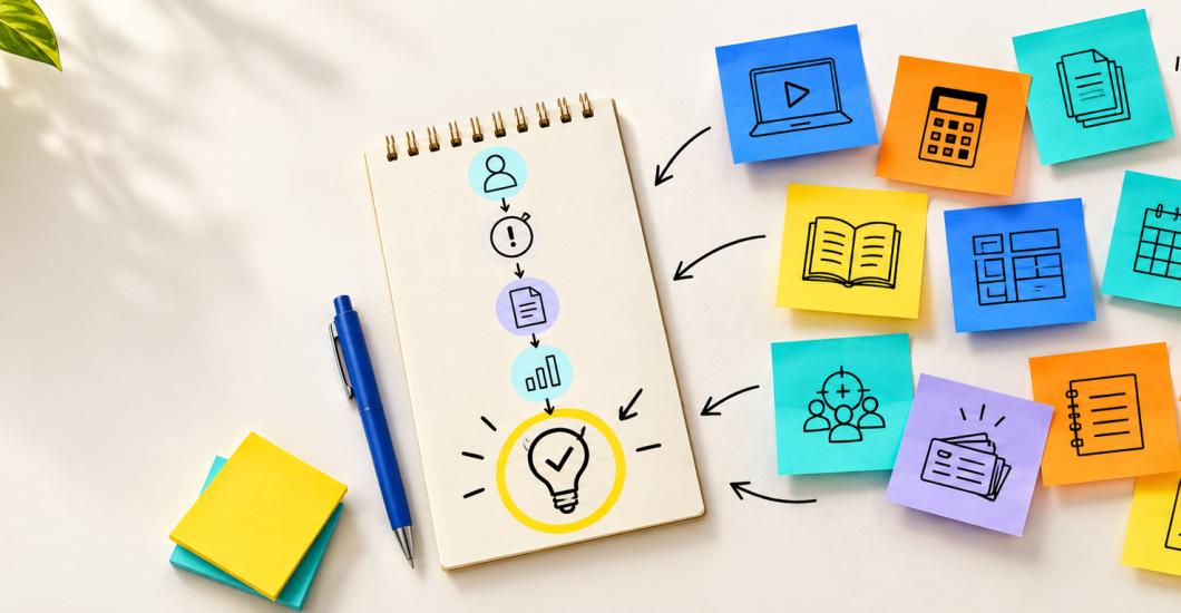 digital product ideas from post it note sketches to launch idea